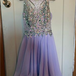 Sparkling Lavender Dress
